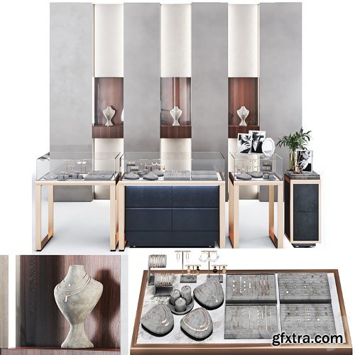 3dsky Pro - jewelry store showcase