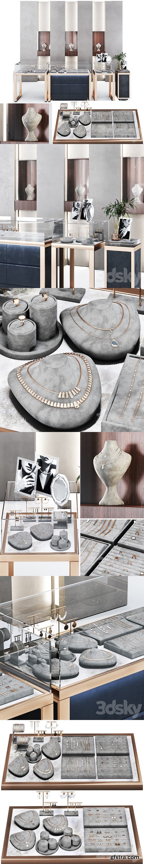 3dsky Pro - jewelry store showcase