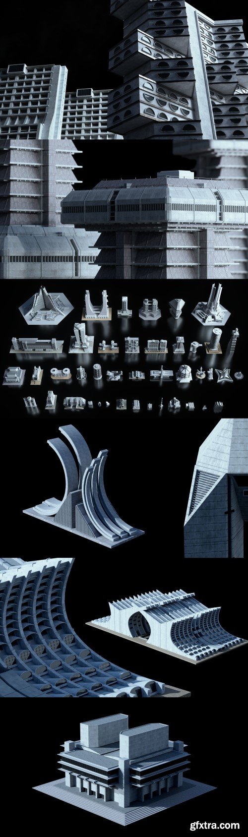 Kitbash3D - Brutalist