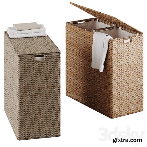 3dsky Pro - Wicker laundry baskets 3
