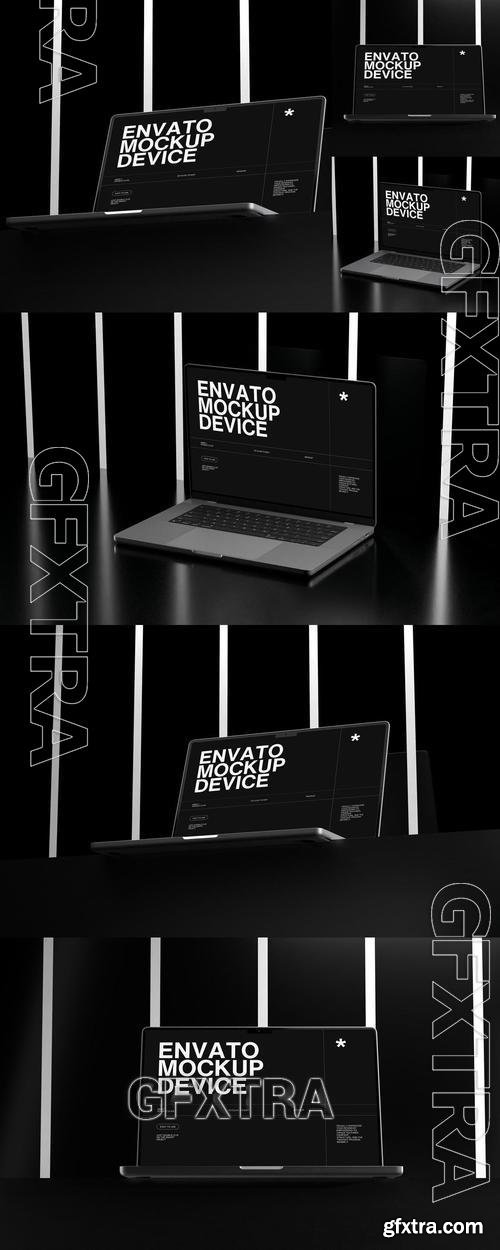 Macbook Mockup Set 3VNDPZT
