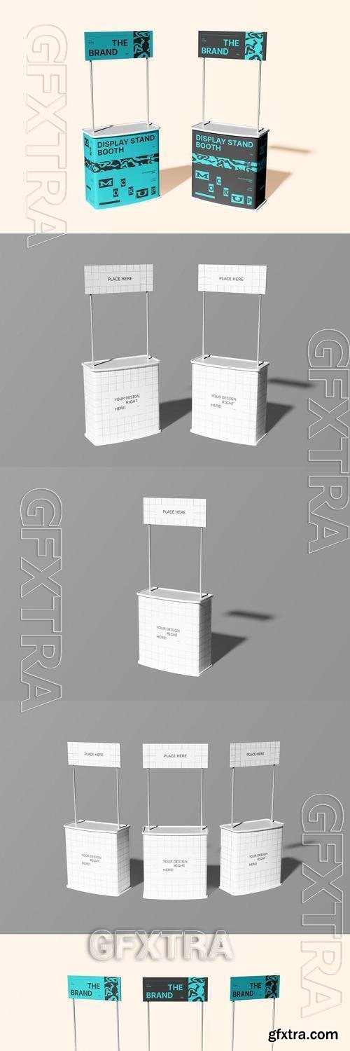 Display Stand Booth Mockup | 001 2JB2X36 Display Stand Booth Mockup | 001 2JB2X36