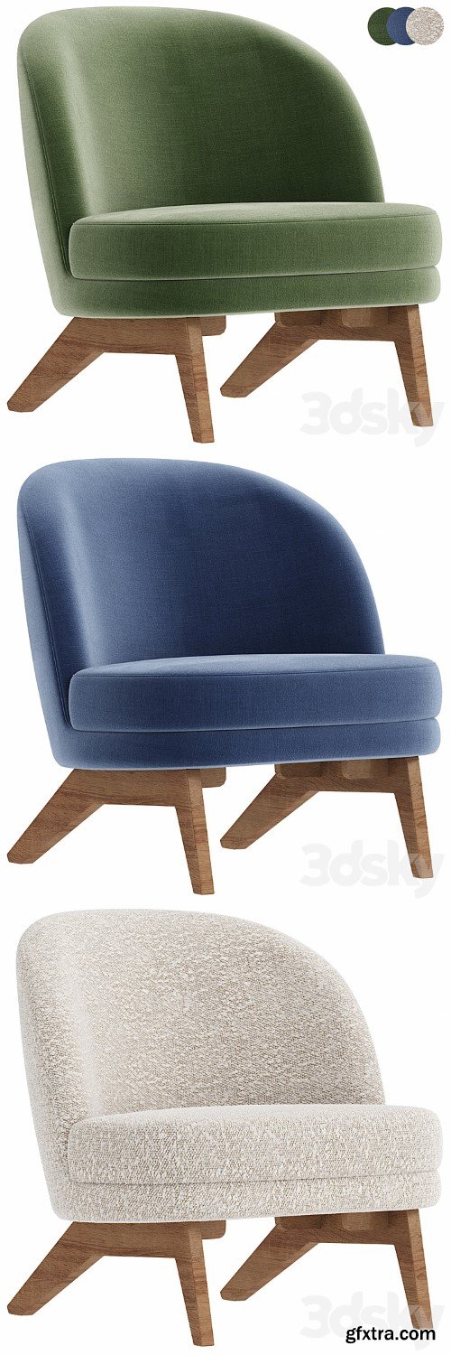 3dsky Pro - Armchair Pyle Cozy White