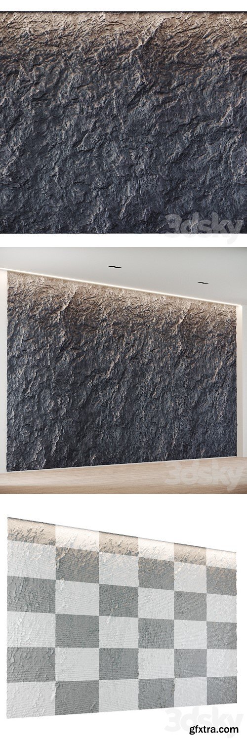 3dsky Pro - stone wall