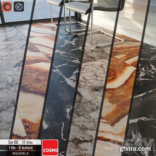 3dsky Pro - Cosmo Stone Set 06