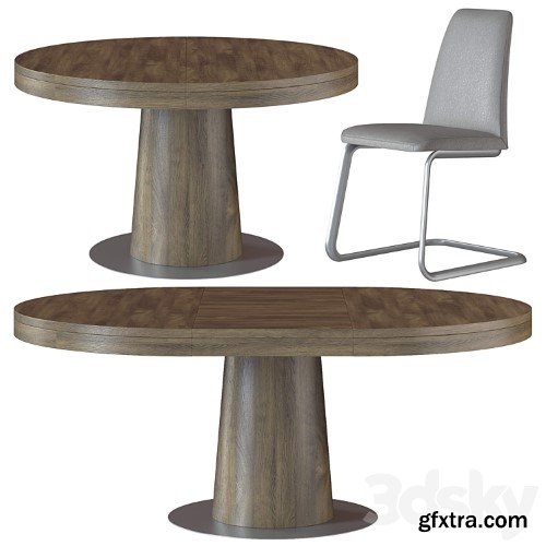 3dsky Pro - GRANADA Table and BoConcept LAUSANNA Chair