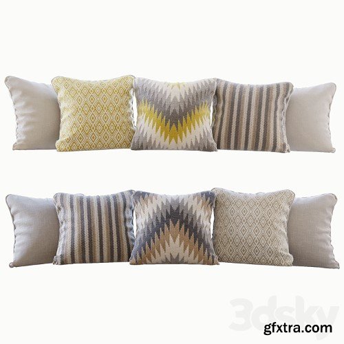 3dsky Pro - A set of pillows Romo 03