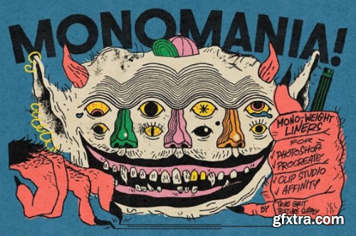 True Grit Texture Supply - Monomania for ClipStudio