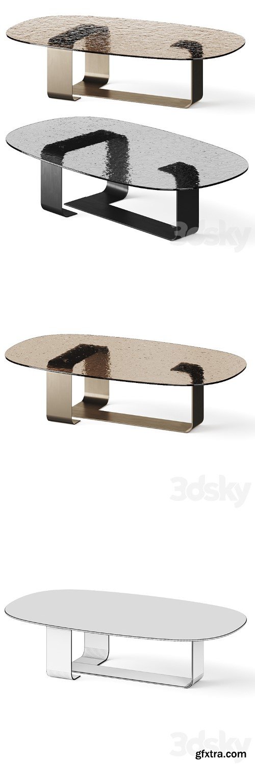 3dsky Pro - Calligaris Ribbon Coffee Table