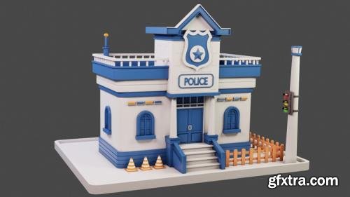 Udemy - Blender 3D Modeling: Create a Low-Poly Police Building Udemy - Blender 3D Modeling: Create a Low-Poly Police Building