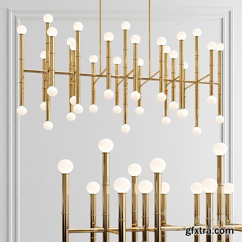 3dsky Pro - Meurice Rectangular Chandelier