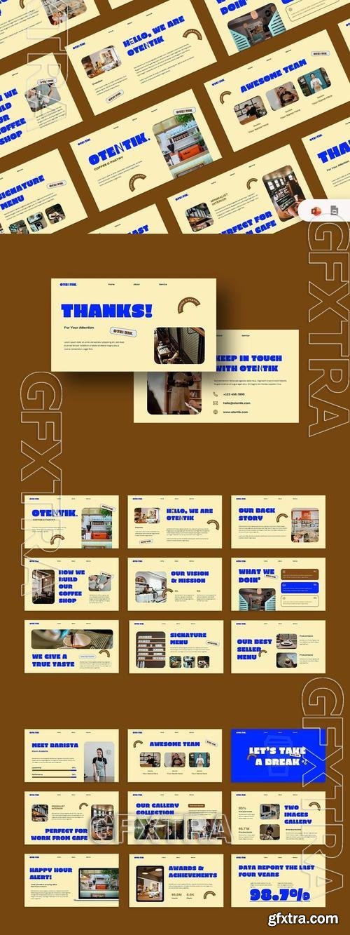 Otentik - Coffee Shop PowerPoint SJB6MNK Otentik - Coffee Shop PowerPoint SJB6MNK