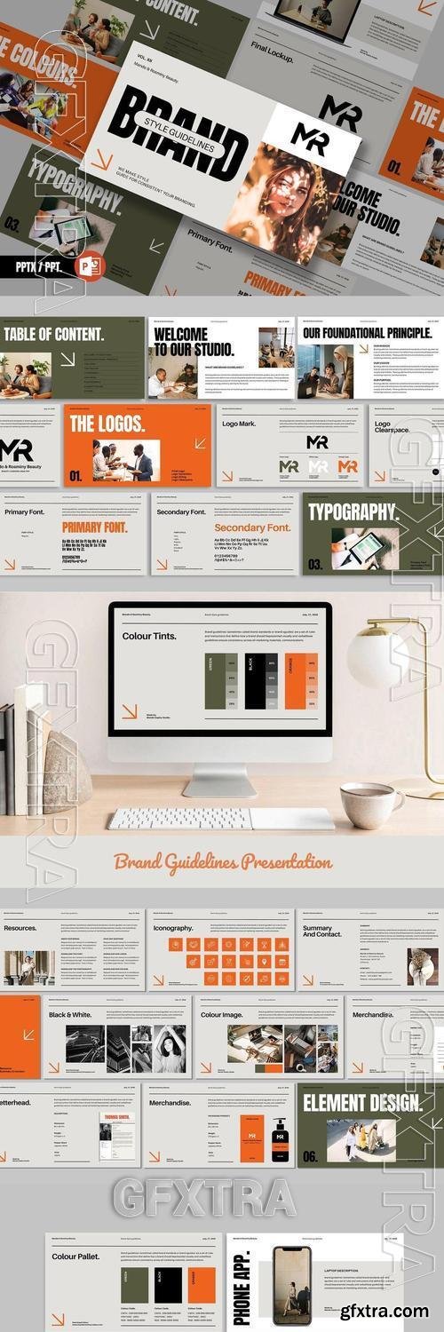 Brand Guidelines Powerpoint Template XQN2S8B Brand Guidelines Powerpoint Template XQN2S8B