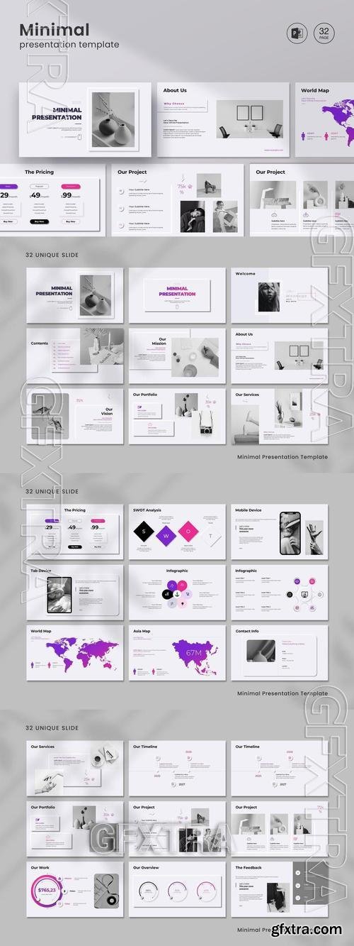 Minimal Presentation Template HP3Z75K