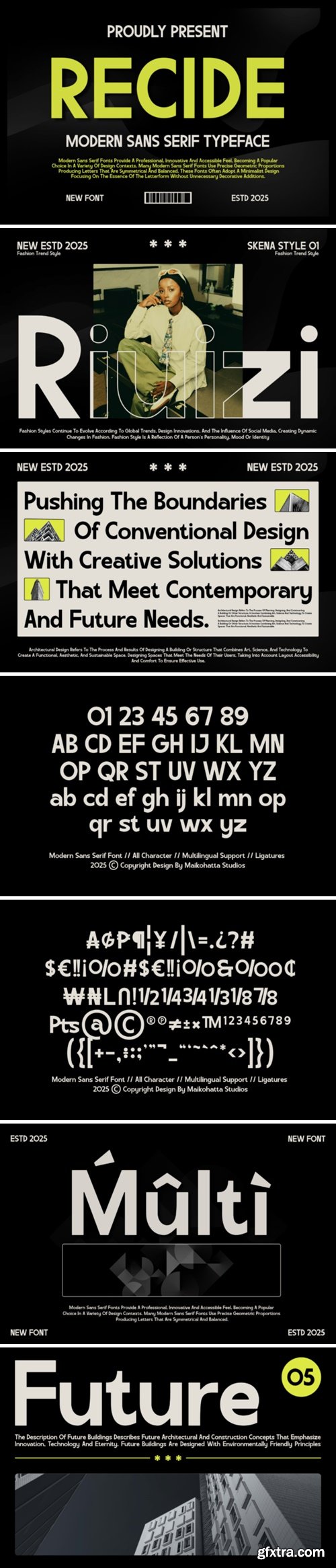 Recide Font