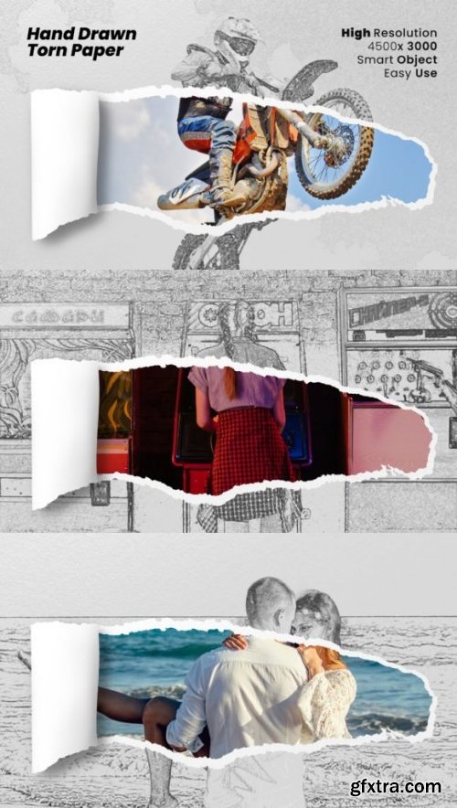 Torned Paper Psd Effect