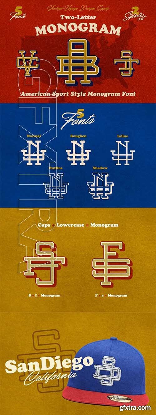 CreativeMarket - Two-Letter Monogram - 2334617