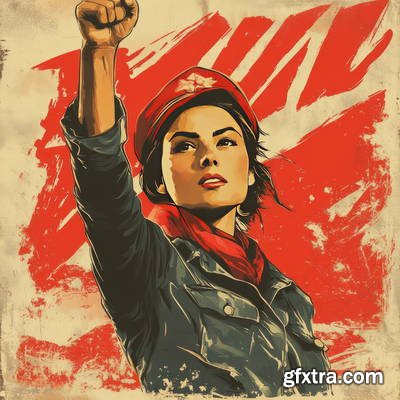 She Makes Revolution 43xJPG, 8xAI Illustrated