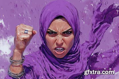 She Makes Revolution 43xJPG, 8xAI Illustrated