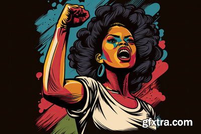 She Makes Revolution 43xJPG, 8xAI Illustrated