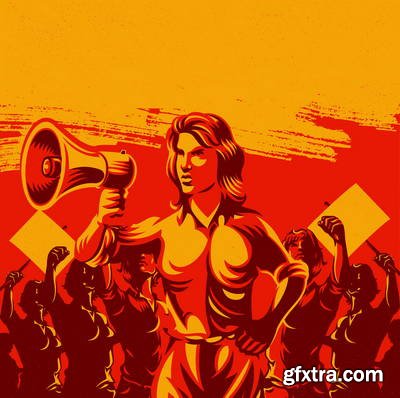 She Makes Revolution 43xJPG, 8xAI Illustrated