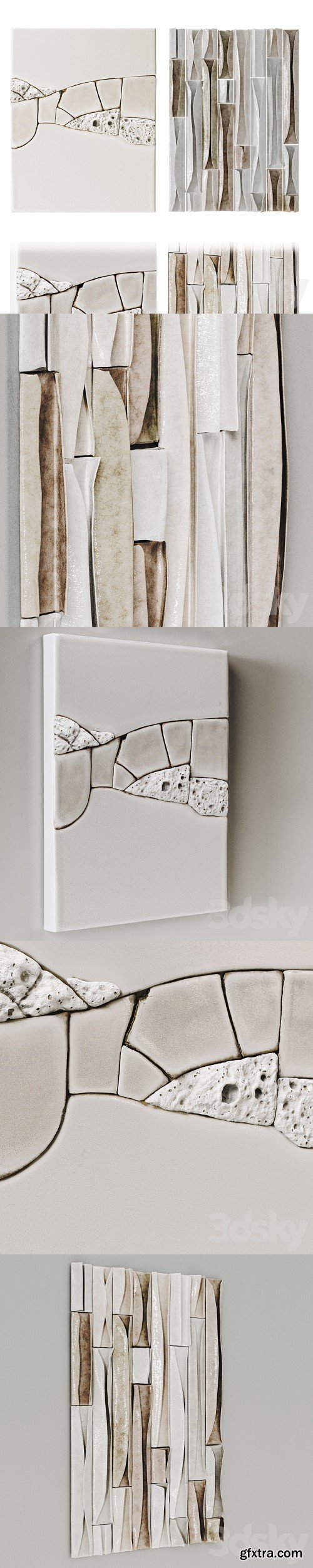 3dsky Pro - Set of two ceramic panels
