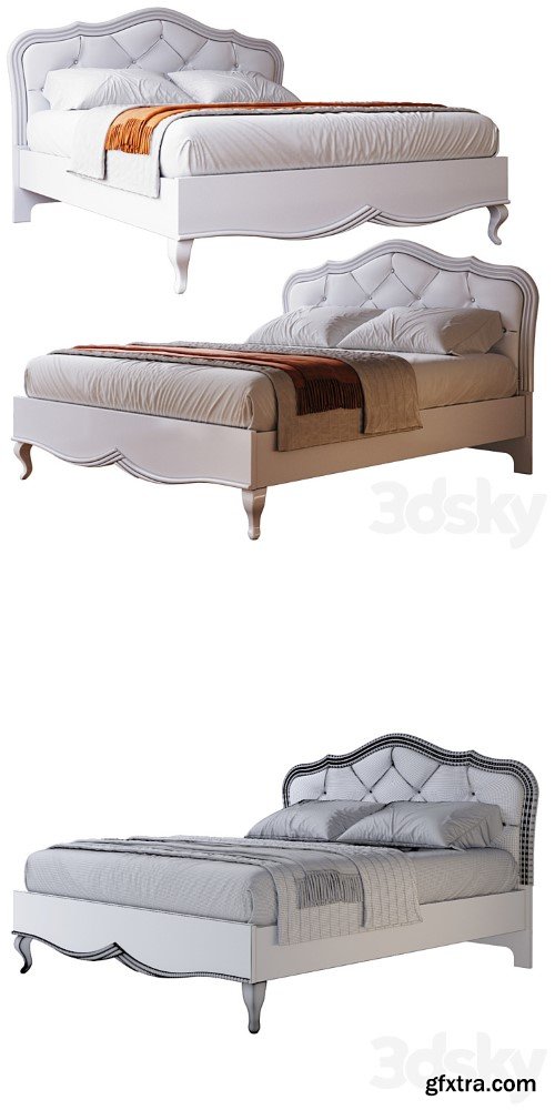 3dsky Pro - BUCZYNSKI bed .collection Bouquet N