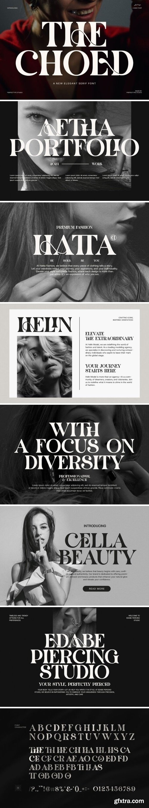 The Choed Font The Choed Font