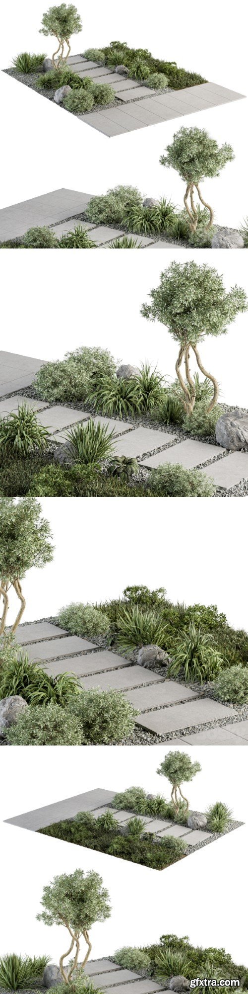 3dsky Pro - Urban Furniture / Architecture Environment with Plants- Set 29.5