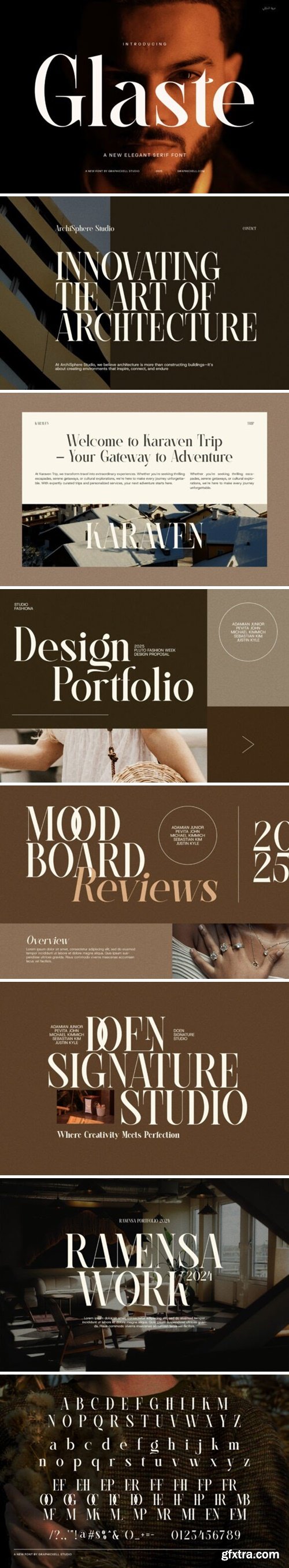 Glaste Font