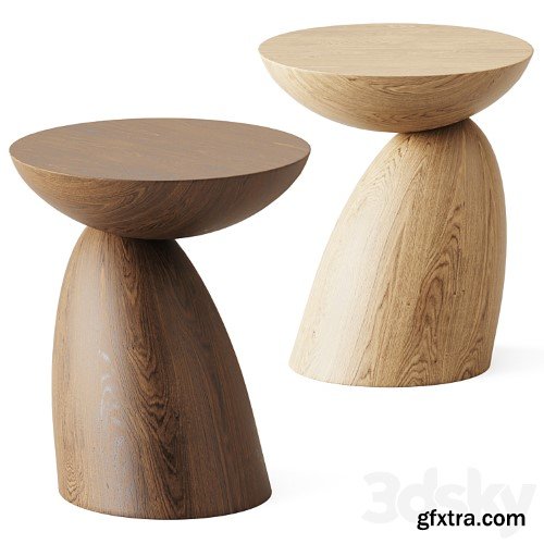 3dsky Pro - Wooden Parabel table by Eero Aarnio Originals
