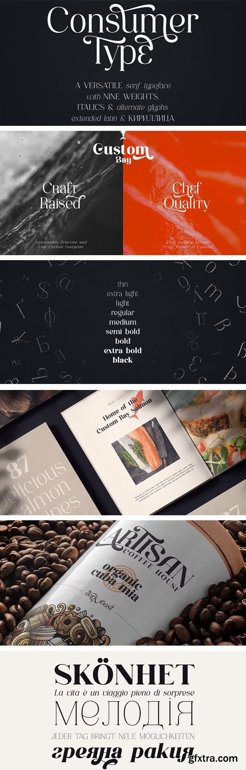 Myfonts - Consumer Type Font Family