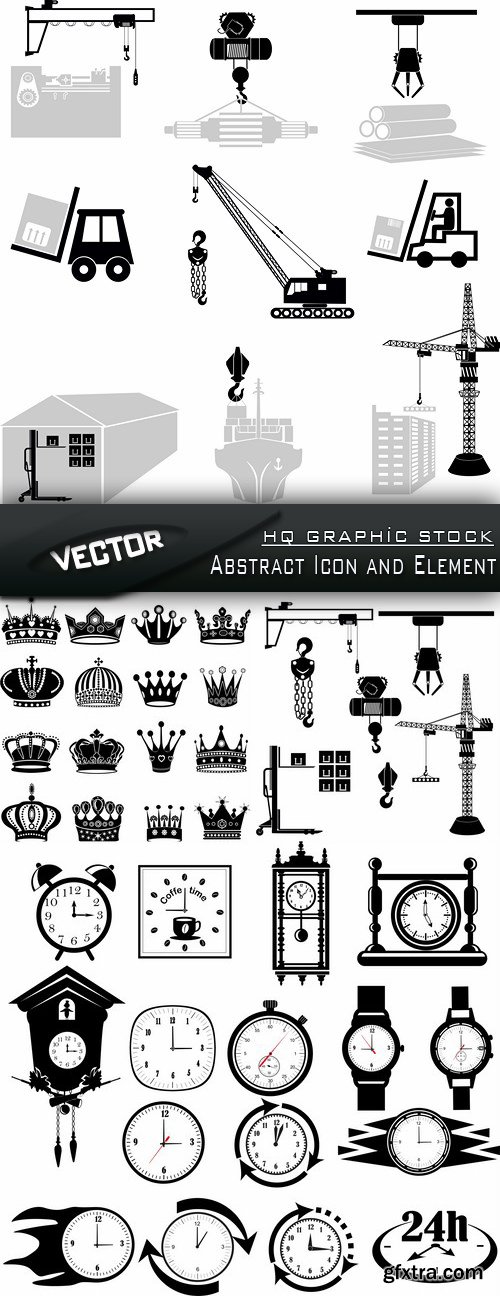 Stock Vector - Abstract Icon and Element