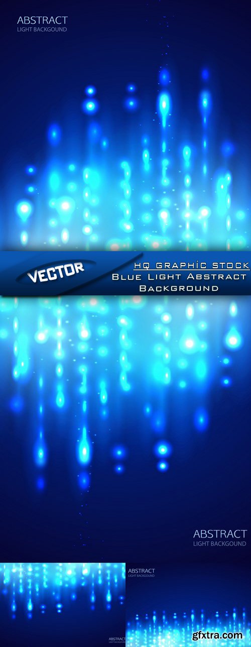 Stock Vector - Blue Light Abstract Background