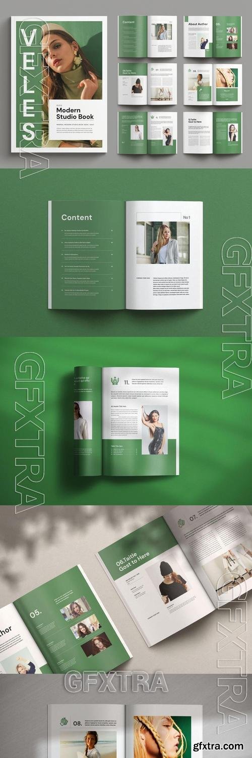 Modern Studio Book Layout XCX2XEM Modern Studio Book Layout XCX2XEM