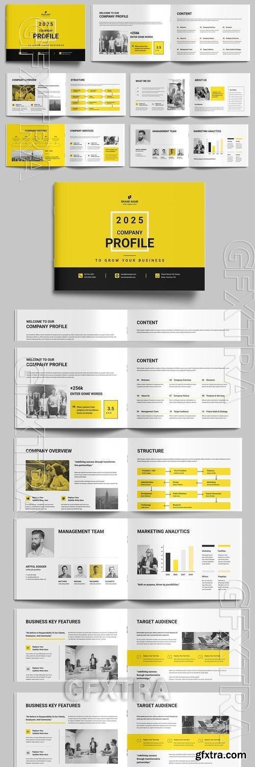 Modern Company Profile Template 6SK73EU Modern Company Profile Template 6SK73EU
