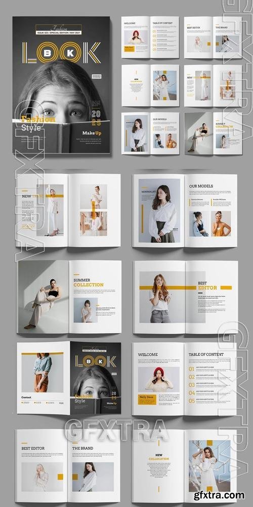 Fashion Look Book Design Template YUJN4H2