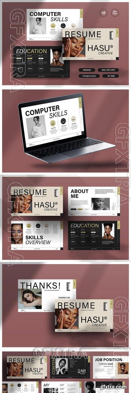 Hasu Creative Resume Template 3GV2GEM Hasu Creative Resume Template 3GV2GEM
