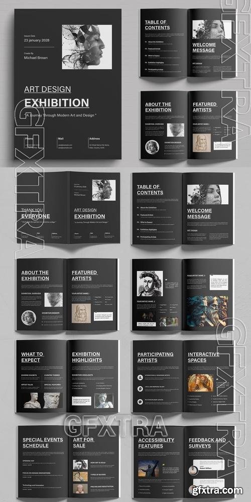 Art Exhibition Portfolio Template QY54W3E