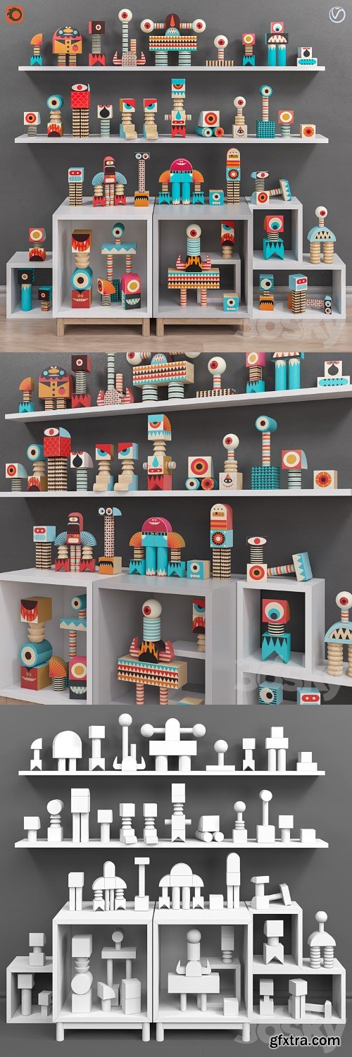 3dsky Pro - Toys and furniture set 30