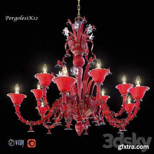 3dsky Pro - chandelier Formia PergolesiK12