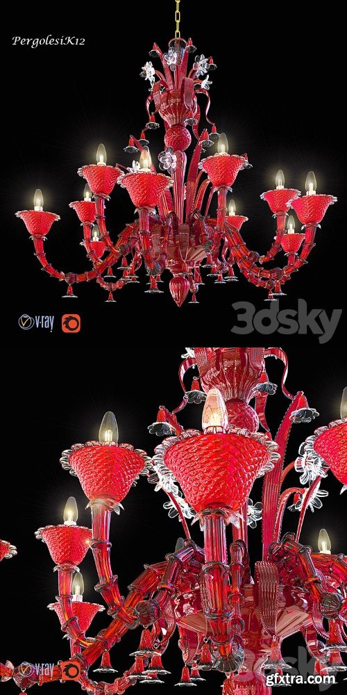 3dsky Pro - chandelier Formia PergolesiK12