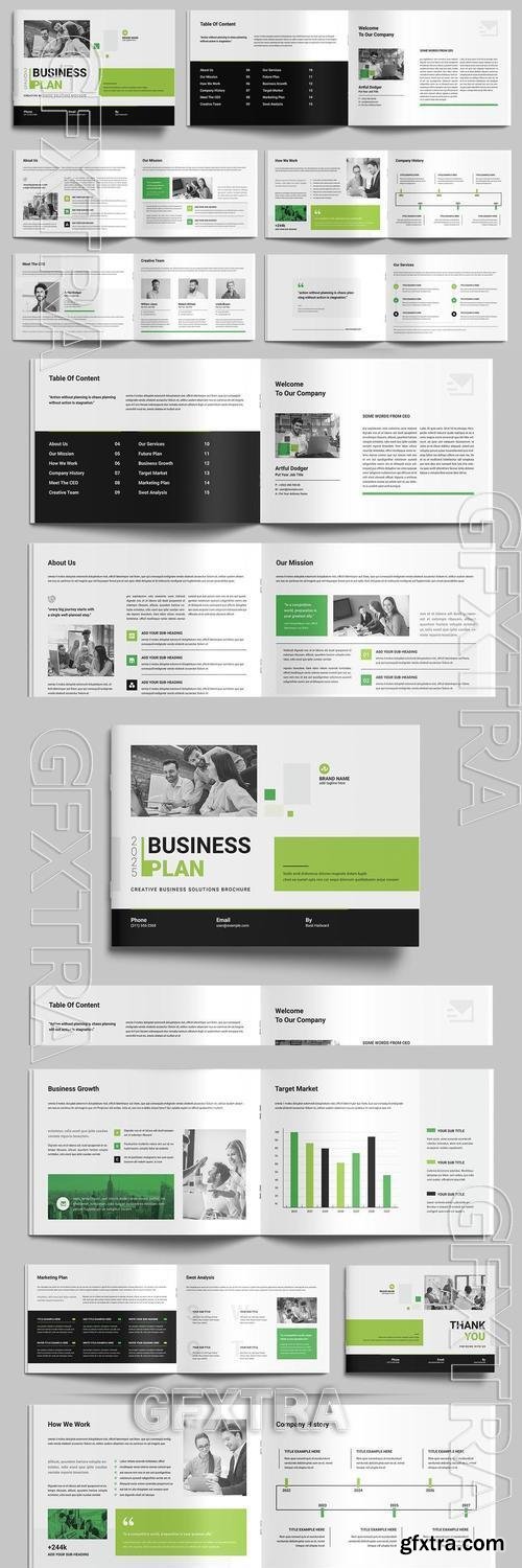 Business Plan Brochure Design AAB6DXJ