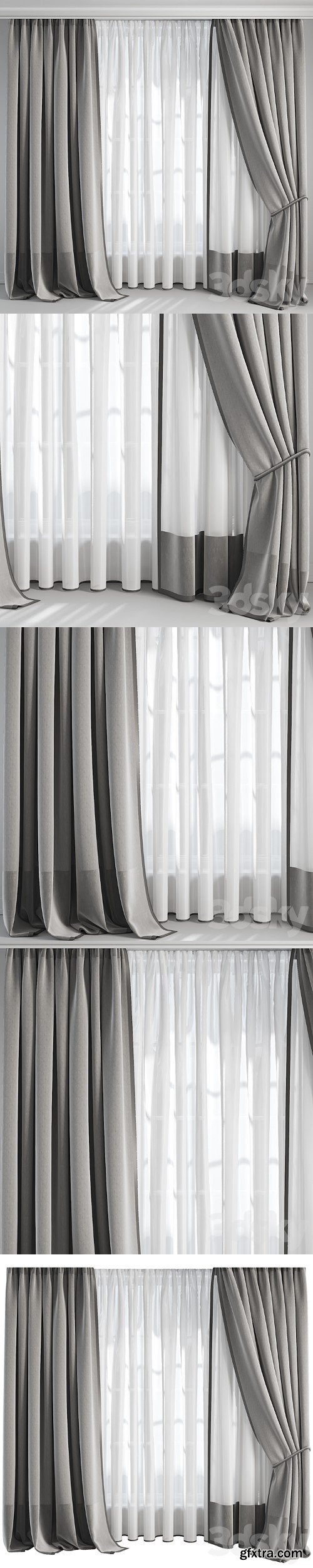 3dsky Pro - Silk and Cotton Curtain 07