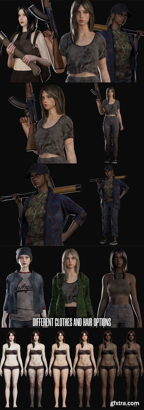 Fab - Customizable Survival Girl