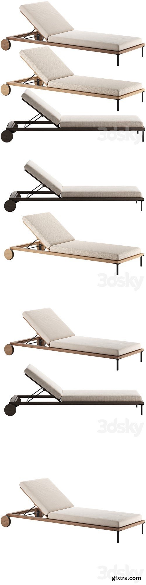 3dsky Pro - CLEOSOFT SUNBED by Talenti