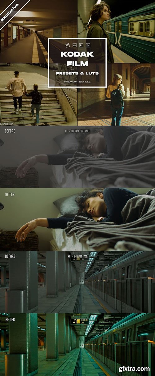 Etsy - 17 Real Kodak Film Emulation Presets &amp; LUTs