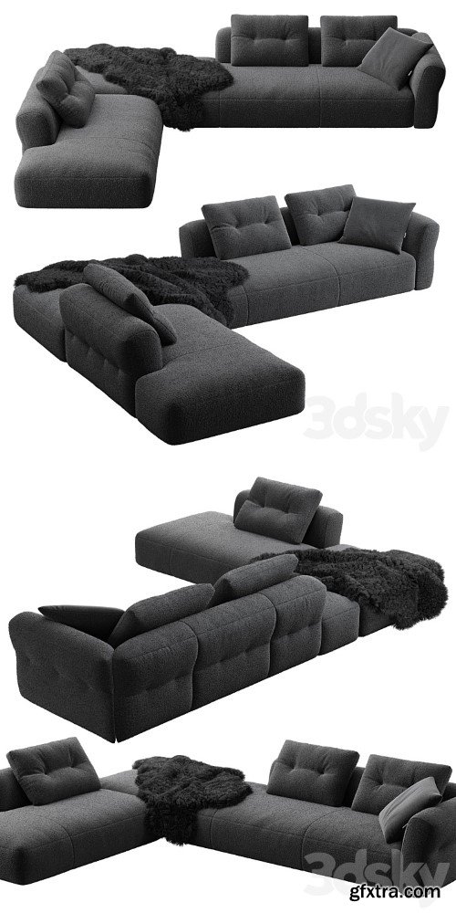 3dsky Pro - Cassina SENGU BOLD corner