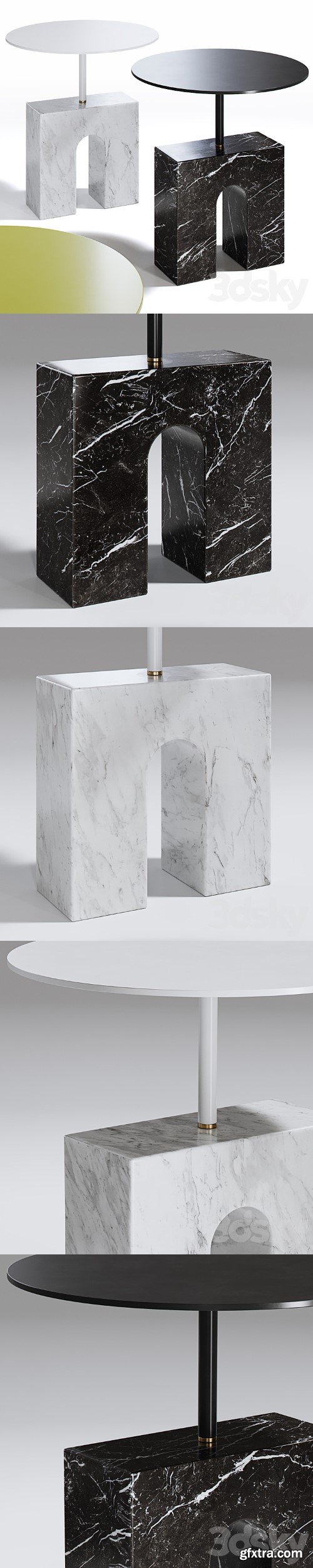 3dsky Pro - Triumph Side Table by Aparentment