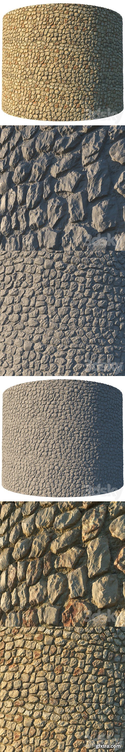 3dsky Pro - Masonry material 17 8k seamless PBR